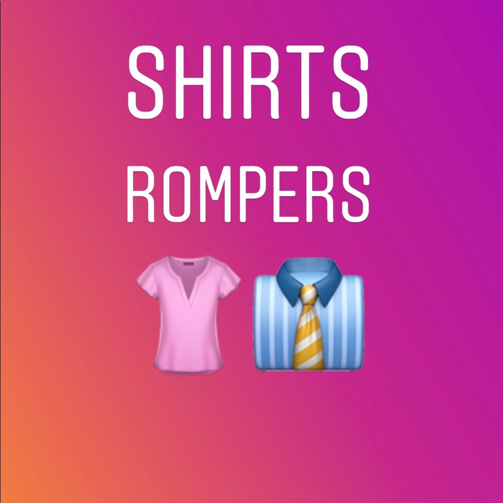 SHIRTS & ROMPERS